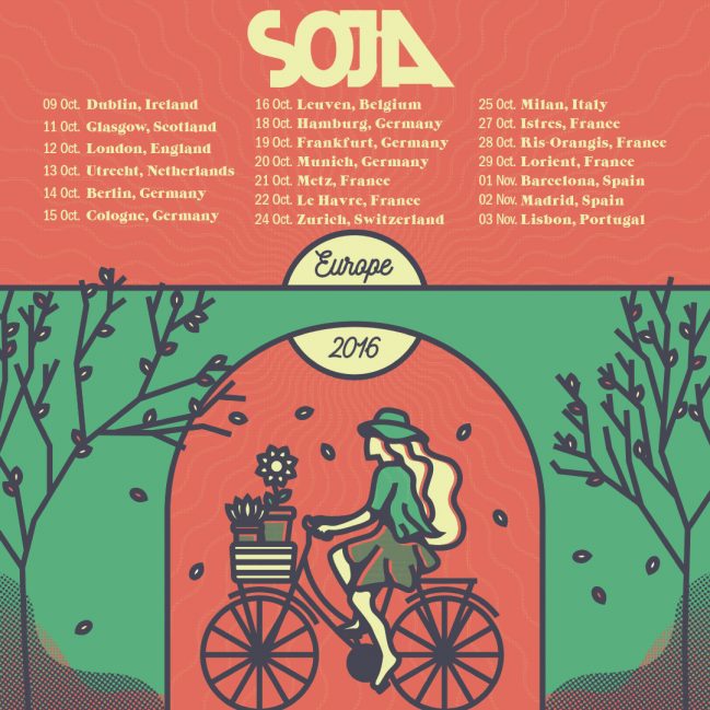 The Island Sound SOJA European Tour Announcement